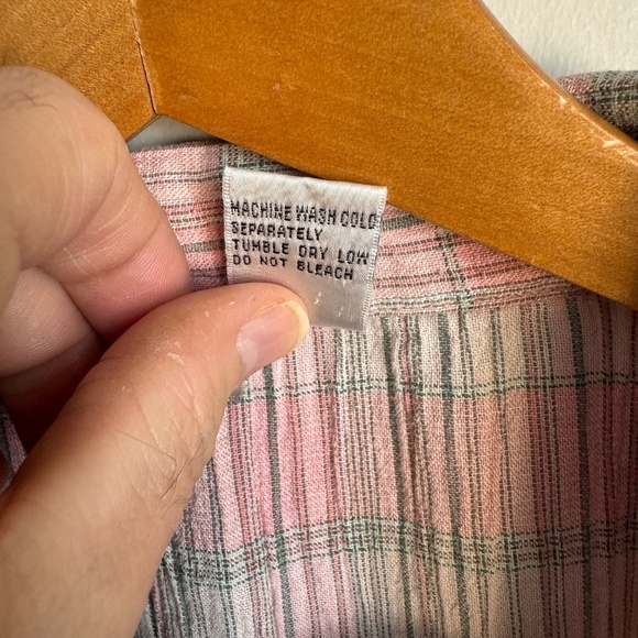 Keneth Too Women's 2X Crepe‎ Button Up Collared Camp Shirt Short Sleeve Resort - Picture 5 of 12